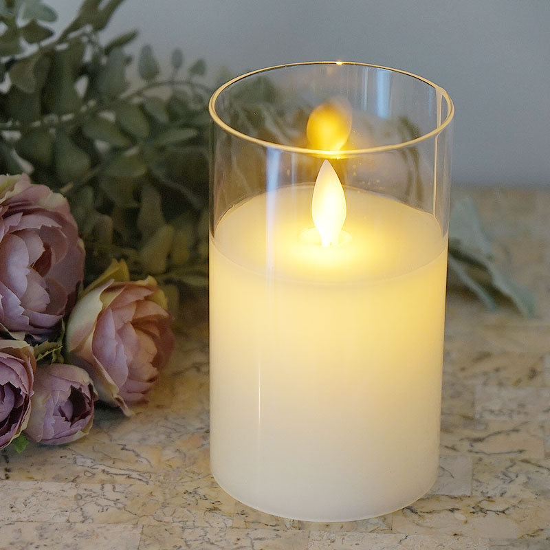 コベントガーデン COVENT LED ガラスカバー キャンドル Lサイズ Candle