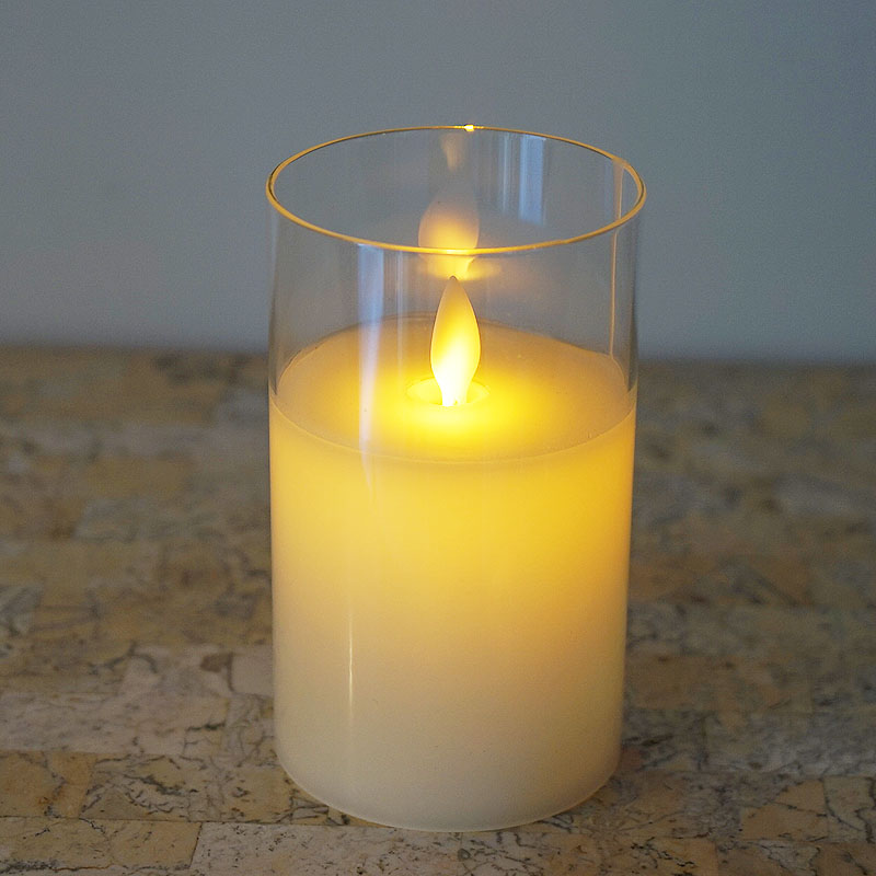 コベントガーデン COVENT LED ガラスカバー キャンドル Lサイズ Candle