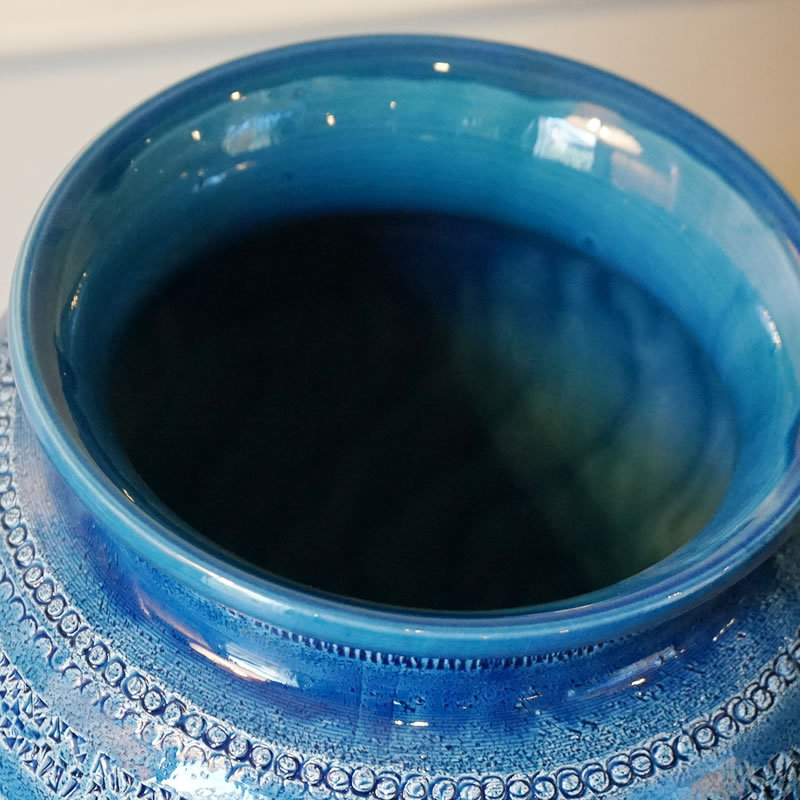 アンブレラスタンド イタリア製 ブルーの陶器傘立て クラシック 114-177 アンブレラスタンド イタリア製 ブルーの陶器傘立て クラシック 114-177