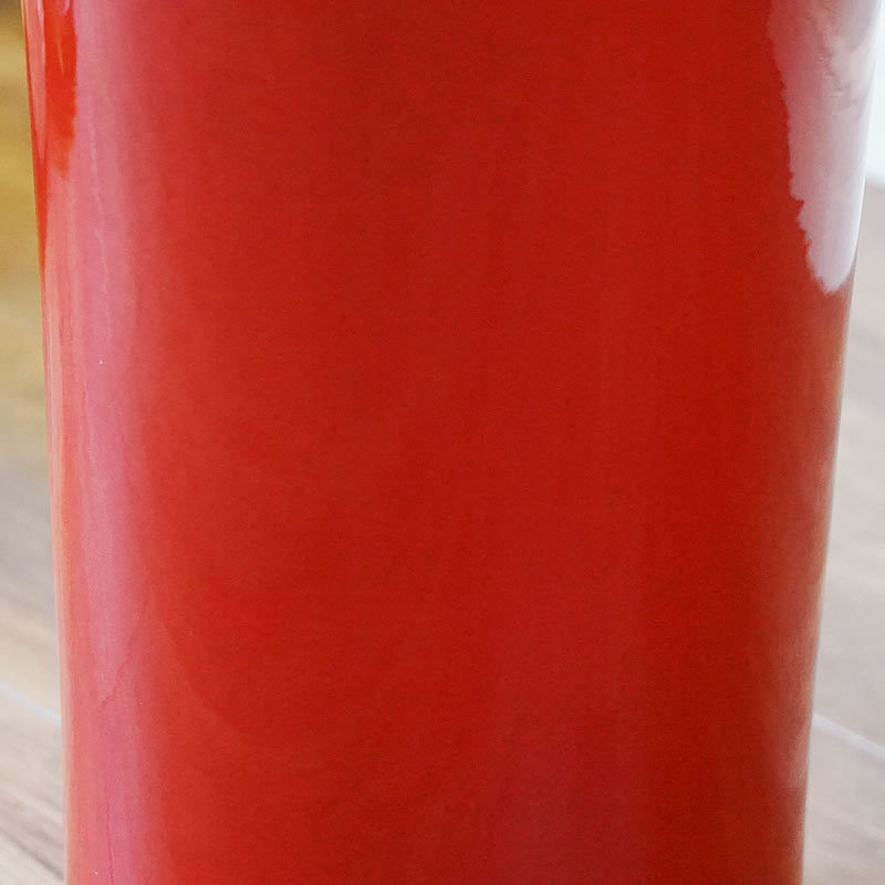 傘立て アンブレラスタンド 陶器 イタリア製傘立て レッド 赤 玄関