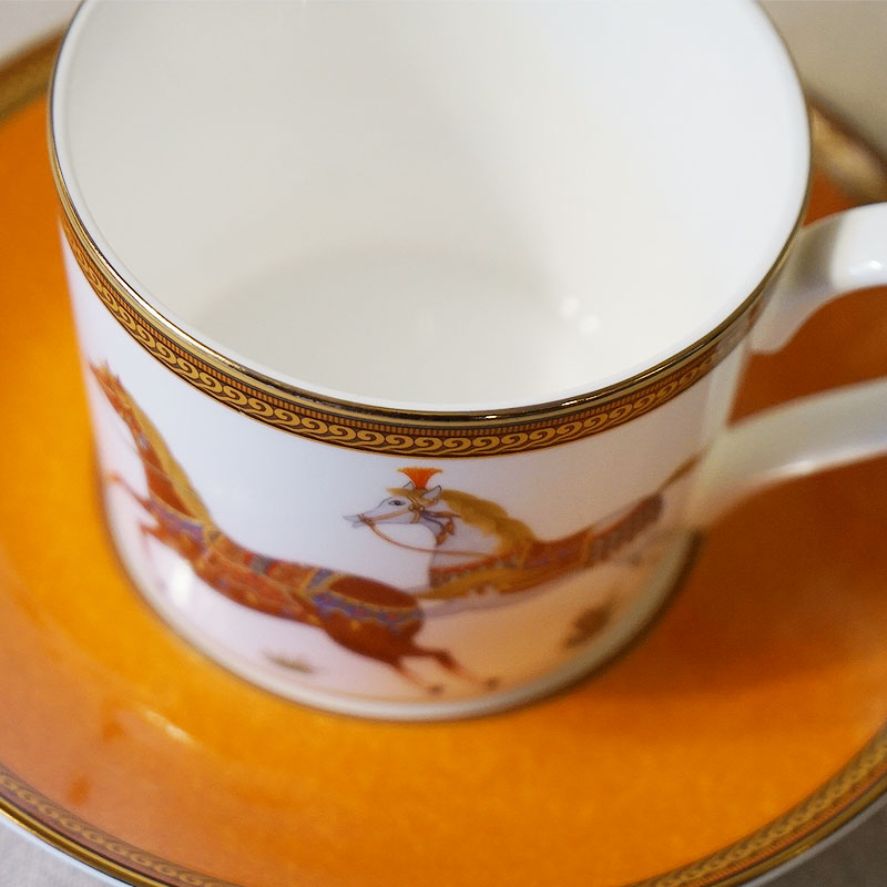 ロイヤルアーデン カップ＆ソーサー オレンジ ホース 馬 ボーン