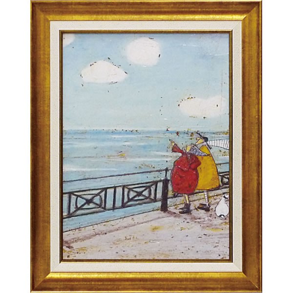 サムトフト 額絵「彼女の好きな雲」ST-08002 Gel加工 Sam Toft 絵画