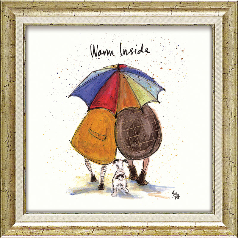 インテリア 絵画 サムトフト 「 あたたかい 」 Gel加工 Sam Toft