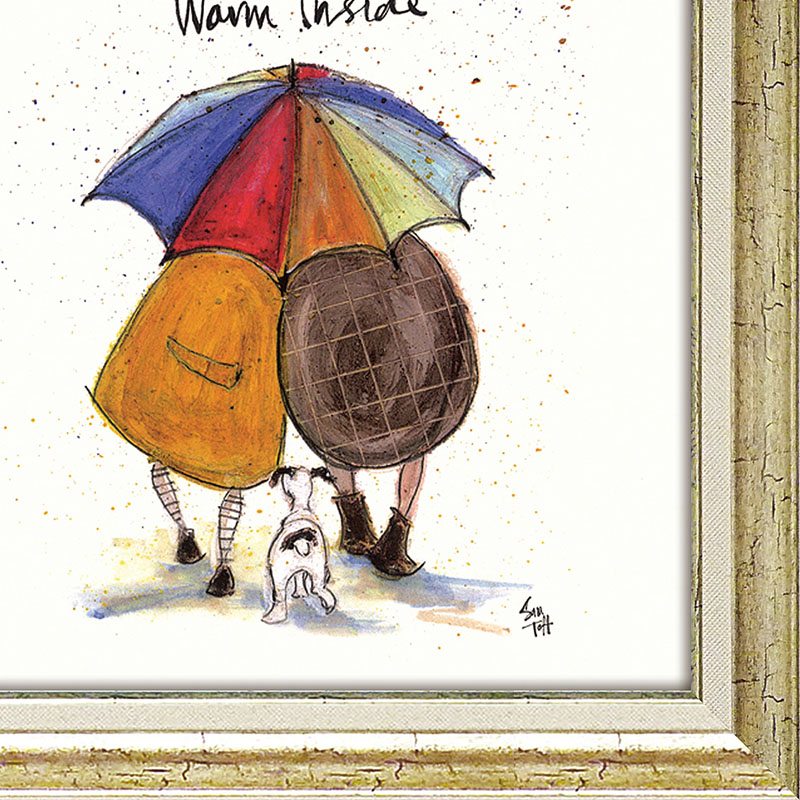 インテリア 絵画 サムトフト 「 あたたかい 」 Gel加工 Sam Toft