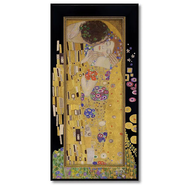 クリムト　グスタフ・クリムト　接吻 インテリア　絵画 絵画 インテリア クリムト 名画「キス 接吻」 グスタフ オーストリア