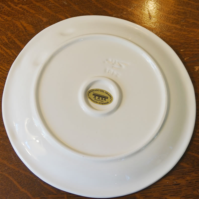 オリーブ柄 プレート 26cm 皿 イタリア製 陶器製 : 輸入家具・雑貨の