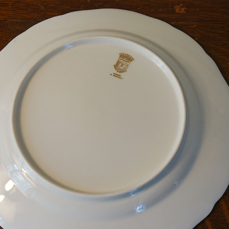 ヴィンテージ フランス製 リモージュキャッスル 絵皿 陶器 送料無料