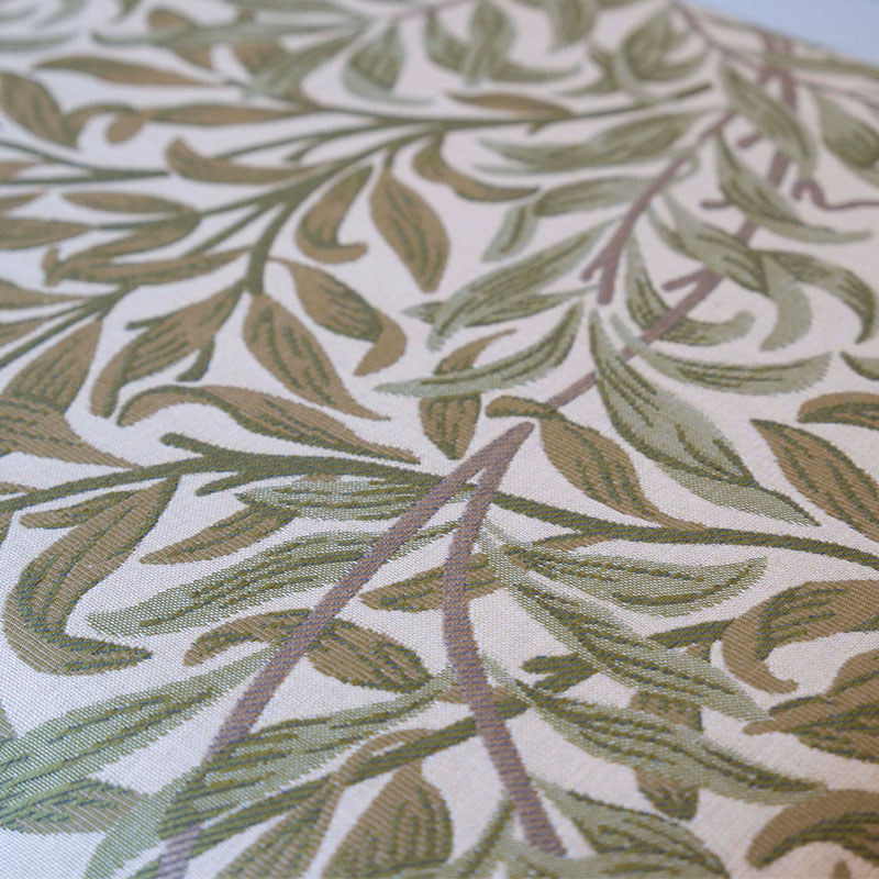 張替え未使用品】角スツールXモリス・ウィロー 張替え未使用品】角