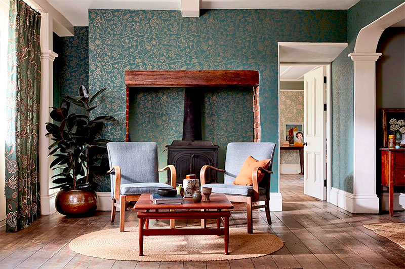 ウィリアムモリス 壁紙 Middlemore 216695 おしゃれ ウォールペーパー