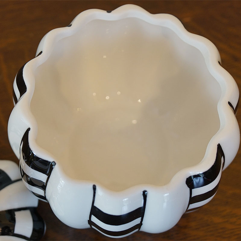 かぼちゃの陶器　イタリア製3点セット 陶器 小物入れ かぼちゃ ポップ フタ付き 置物 おしゃれ ボックス