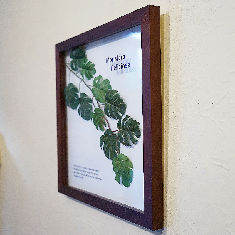  観葉植物 おしゃれ フェイク 壁掛け フレーム ご自宅 リビング 玄関 オフィス ショップ ギフト 壁掛けグリーン 光触媒 造花 人工観葉植物 