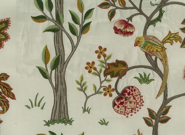 ウィリアムモリス 生地刺繍 ケルムスコット ツリー Kelmscott Tree k-t