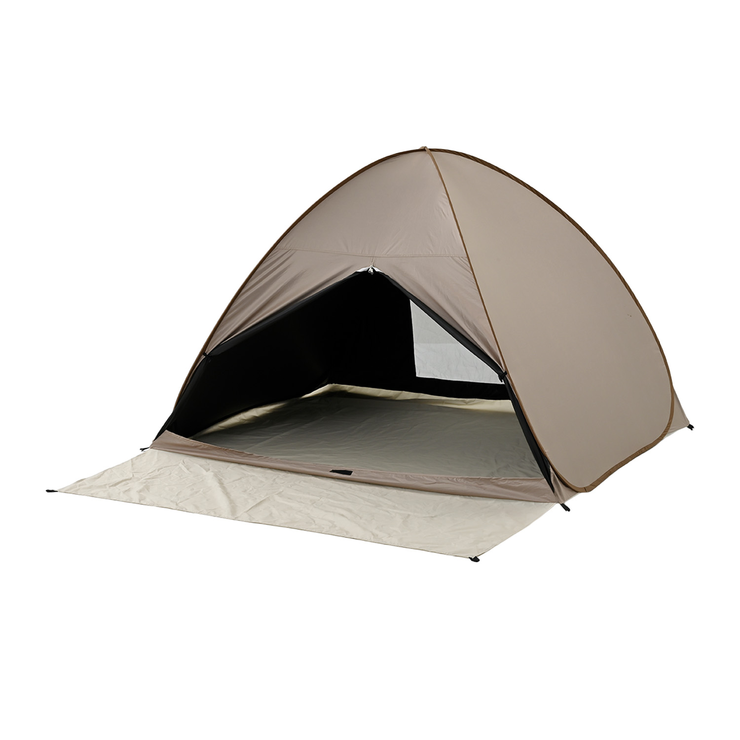 山善（YAMAZEN） ワンタッチテント フルクローズ 遮光率99.99％以上