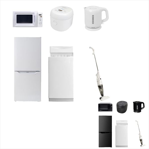 家電セット 一人暮らし 新生活 家電セット 6点セット 洗濯機 冷蔵庫 電子レンジ  炊飯器   電気ケトル 掃除機