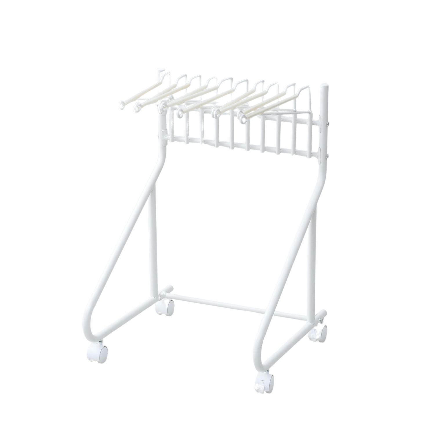 山善（YAMAZEN） スラックスハンガー パンツラック 跡がつかない 10本