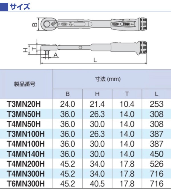 もしくは プレセット形トルクレンチ(ダイレクトセット・ホールド) 測定用品 計測機器 くらしのeショップ - 通販 - PayPayモール  差込角12.7mm 50N・m T4MN50H トルクレンチ トルク機器 生産加工用品 ◽コンパクト - www.blaskogabyggd.is