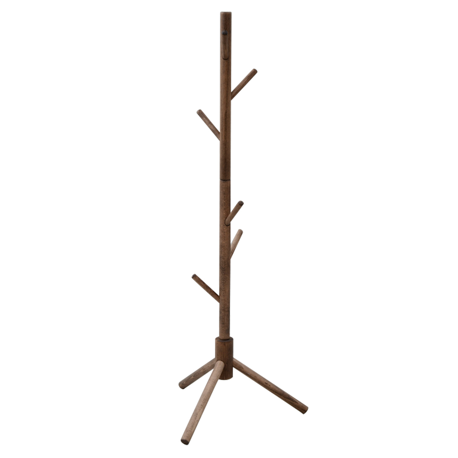 山善（YAMAZEN） ポールハンガー 木製 ハンガーラック コート掛け