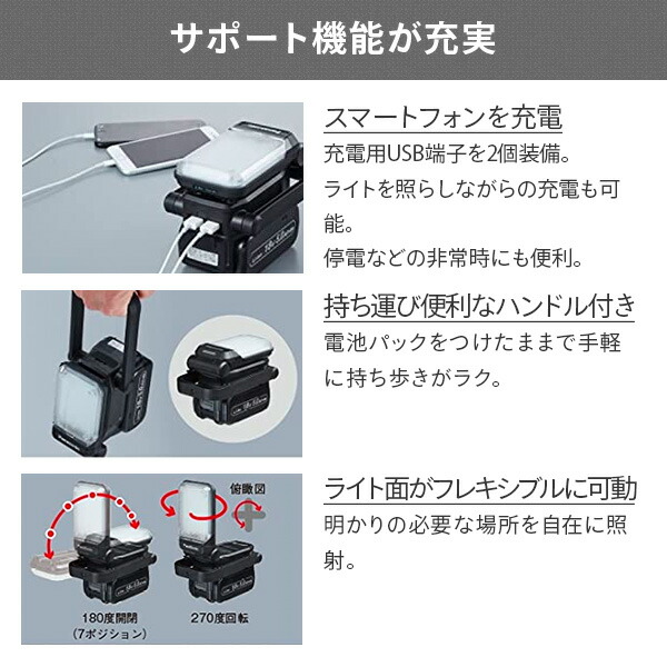 Panasonic 工事用充電LEDマルチライト 750ルーメン 本体のみ