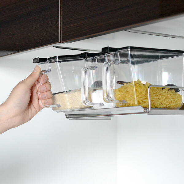 ヨシカワ 調味料ラック かんのん開きのステンレス製スパイス
