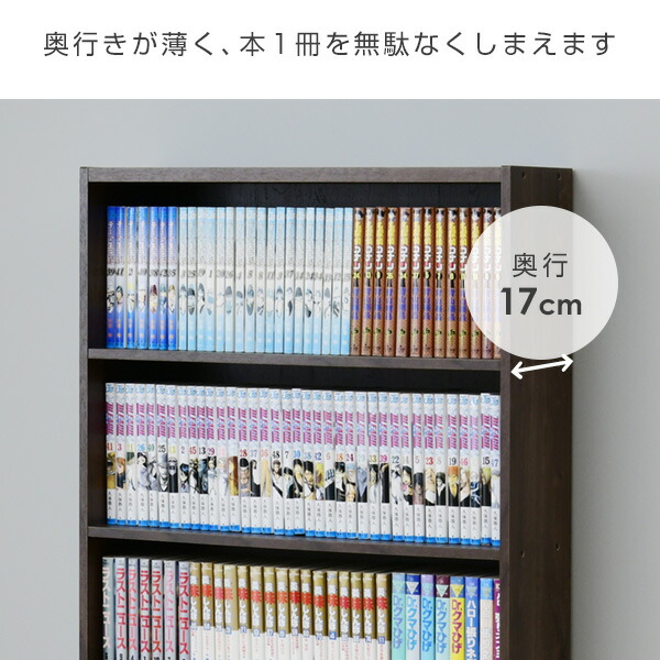 マンガぴったり 本棚カラーボックス 6段 幅59 5 奥行17 高さ134 Cm Cmcr 1360 カラーボックス 本棚 書棚 スリム 薄型 ラック ボックス 漫画本 文庫本 Dvd 収納 くらしのeショップ 通販 Paypayモール