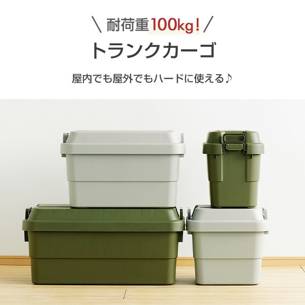 トランクカーゴ 20L TC-20 2個セット 座れる 収納ボックス 収納ケース