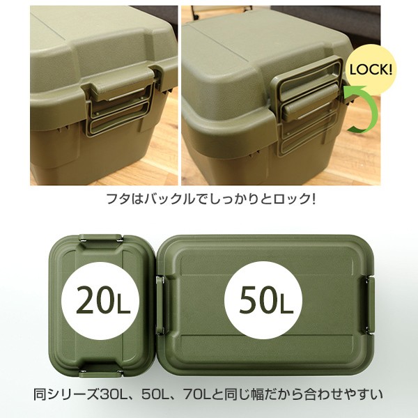 【2025年製 新品】 RISU（家具、インテリア） トランクカーゴ 20L TC-20 2個セット その他