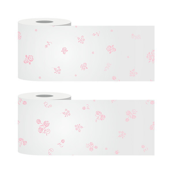 クリネックス トイレットペーパー 1.5倍 長持ち プリント ダブル