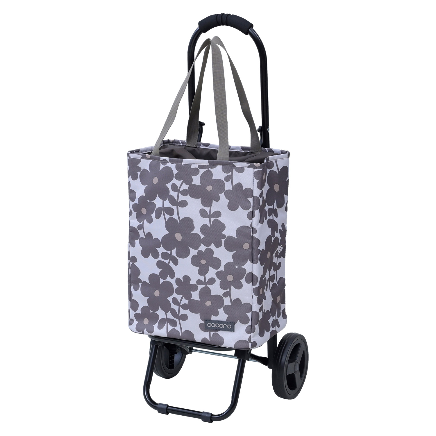 ショッピングカート TOTE(トート) 保温 保冷 22L キャリーカート キャリーバッグ 買い物カート 折りたたみ コンパクト 軽量 おしゃれ 無地 花柄 ココロ COCORO | cocoro | 01