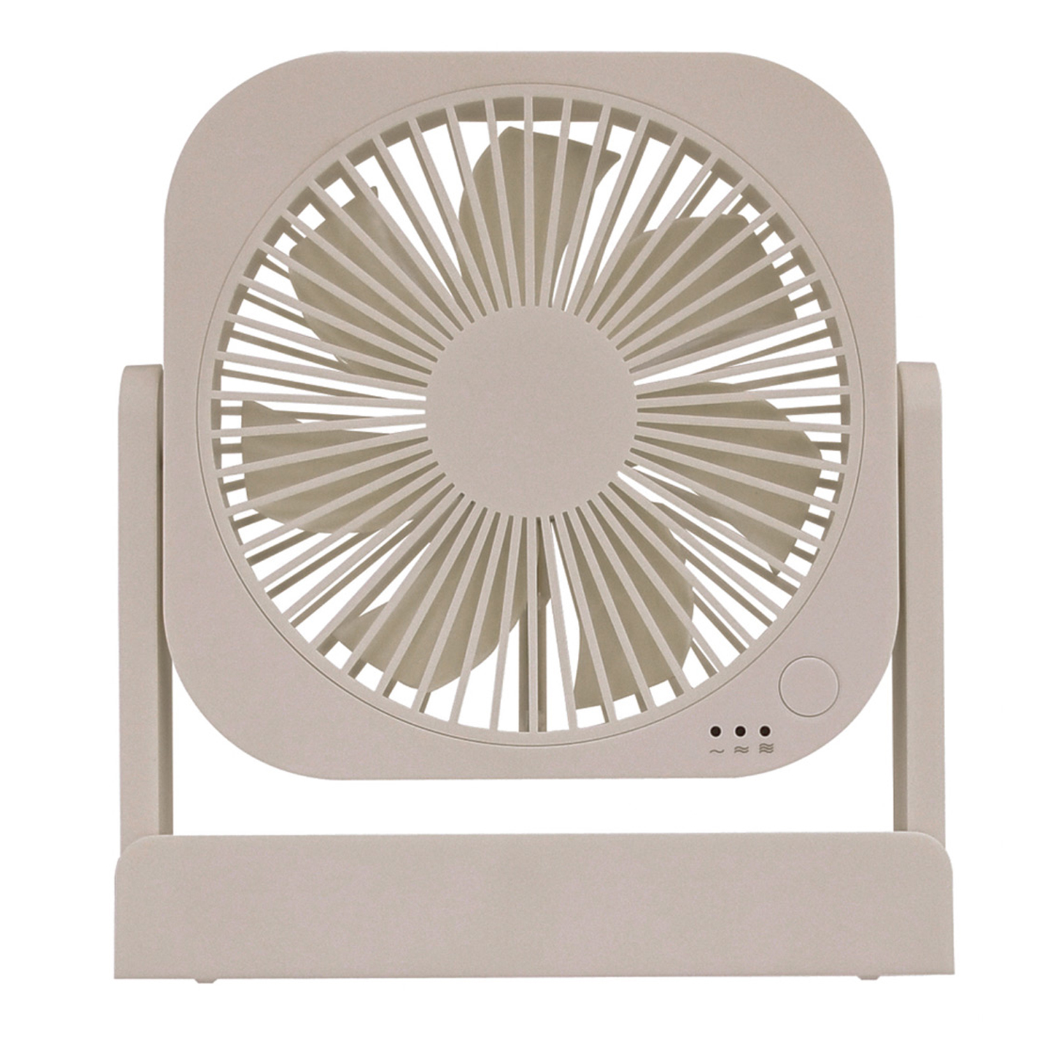 TOPLAND 扇風機 卓上扇風機 風量3段階 3way電源ミニ扇風機