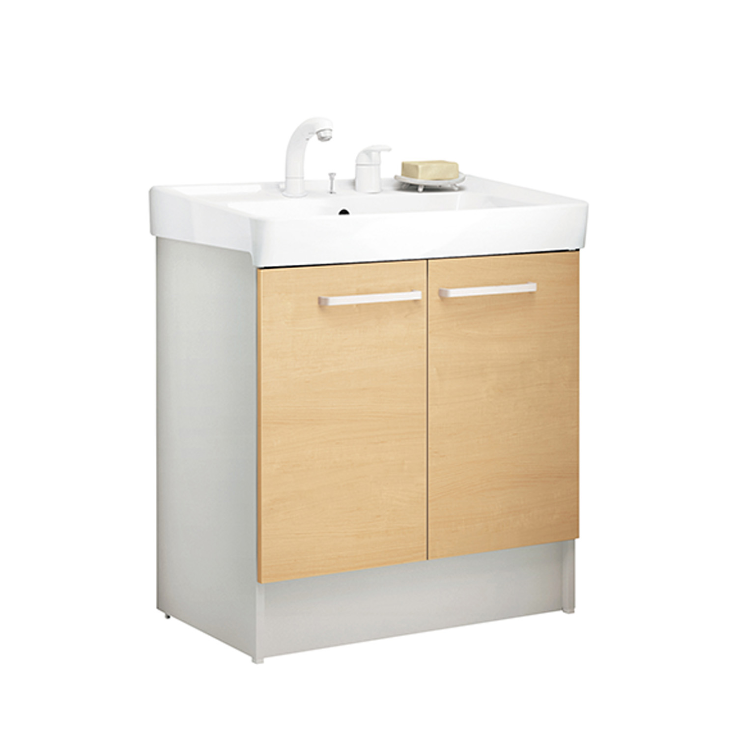 洗面化粧台 D7シリーズ 幅60cm 両開きタイプ シングルレバー洗髪