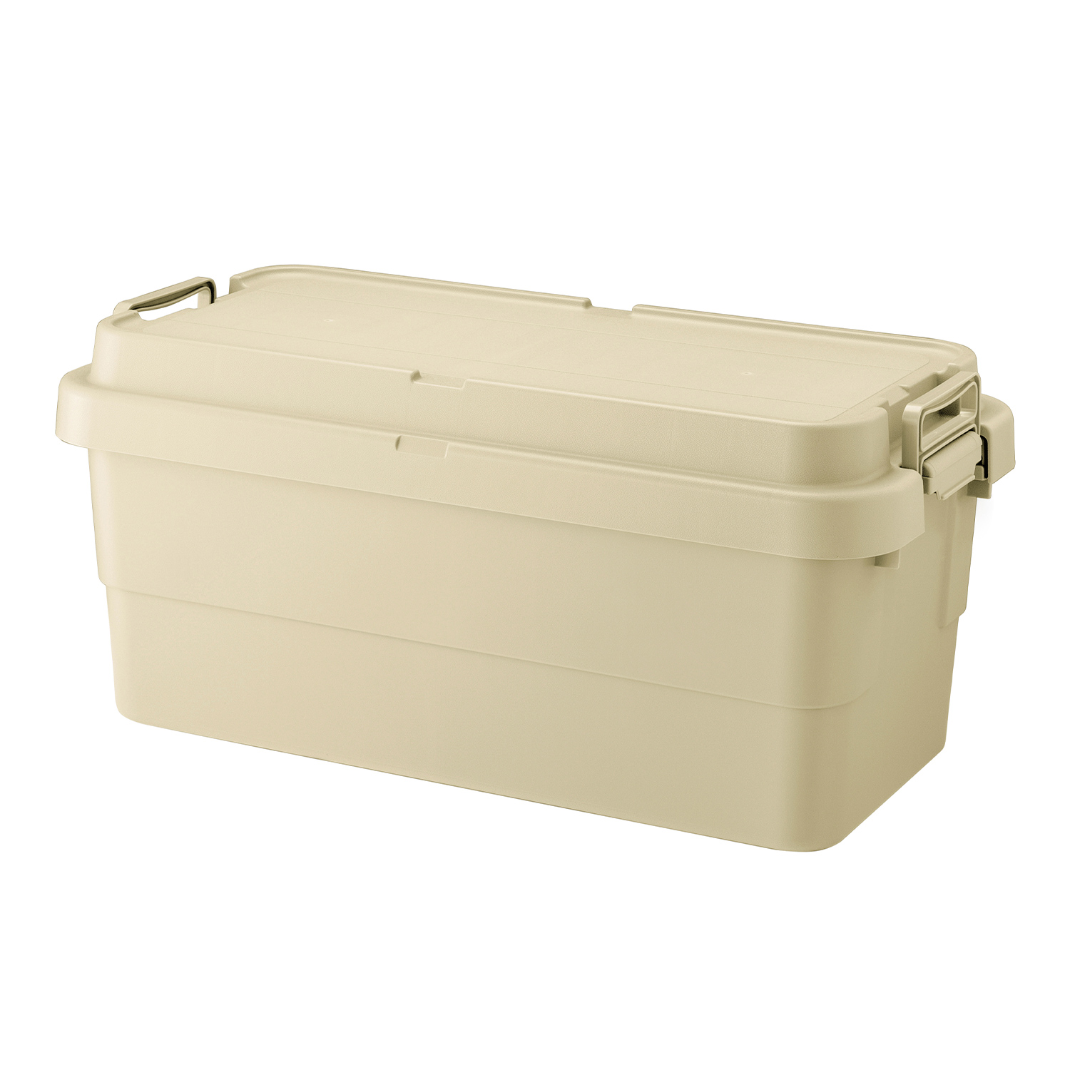 スタッキングトランクカーゴ 70L TC-70S 座れる 収納ボックス 収納ケース コンテナボックス ハードケース ふた付き キャンプ アウトドア おしゃれ 日本製 | RISU（家具、インテリア） | 02