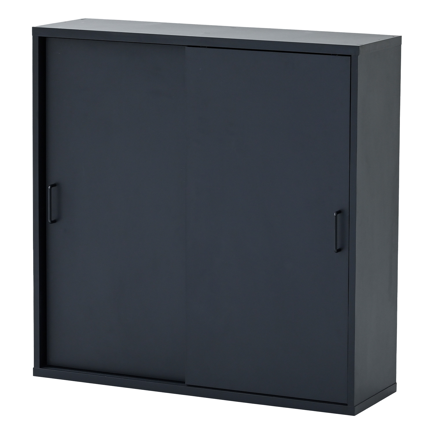 山善（YAMAZEN） 本棚 扉付き 引き戸 大容量 ブックシェルフ ラック 棚