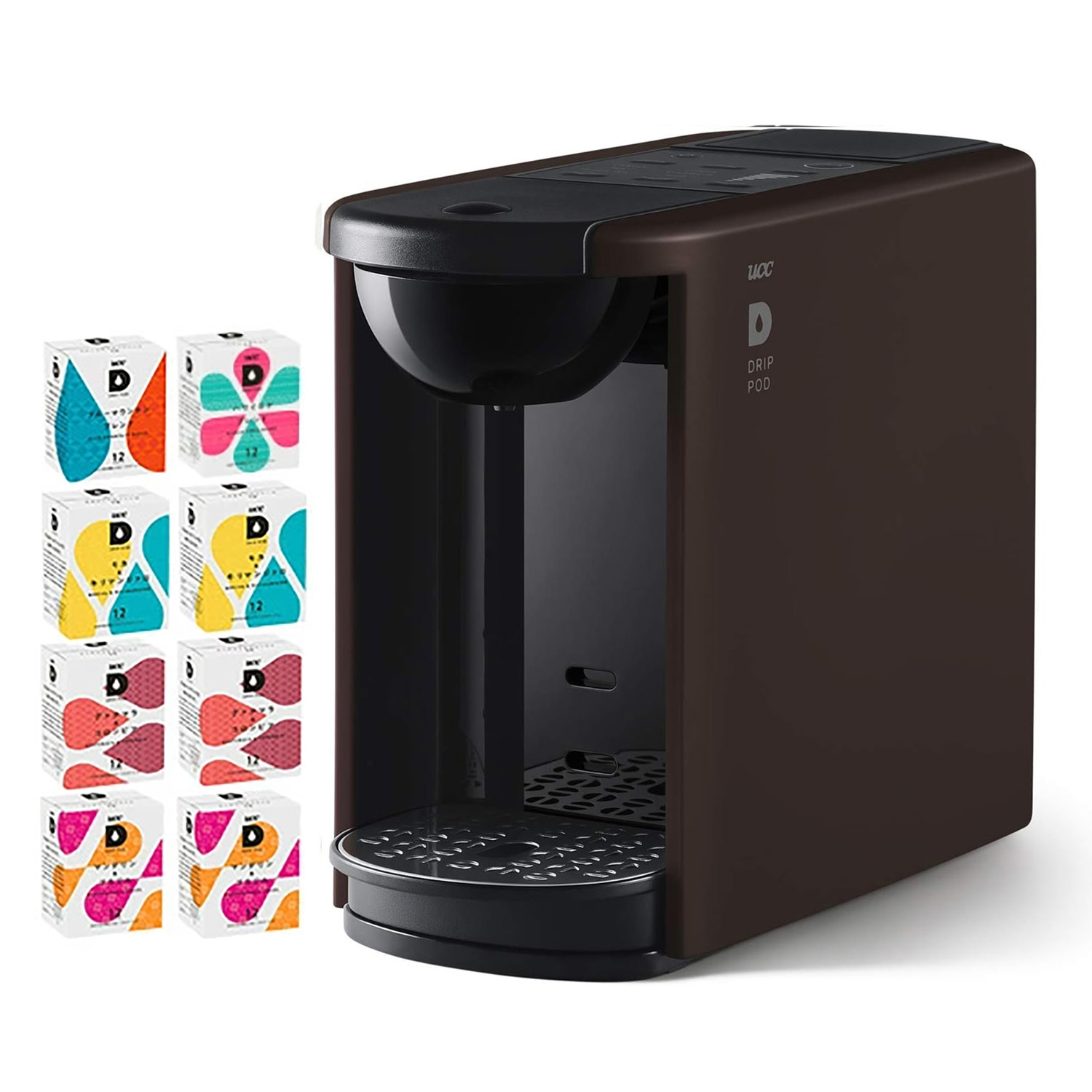 DRIP POD DP3 コーヒーメーカー ブラウン Amazon | 【セット買い】UCC ドリップポッド コーヒーマシン DP3