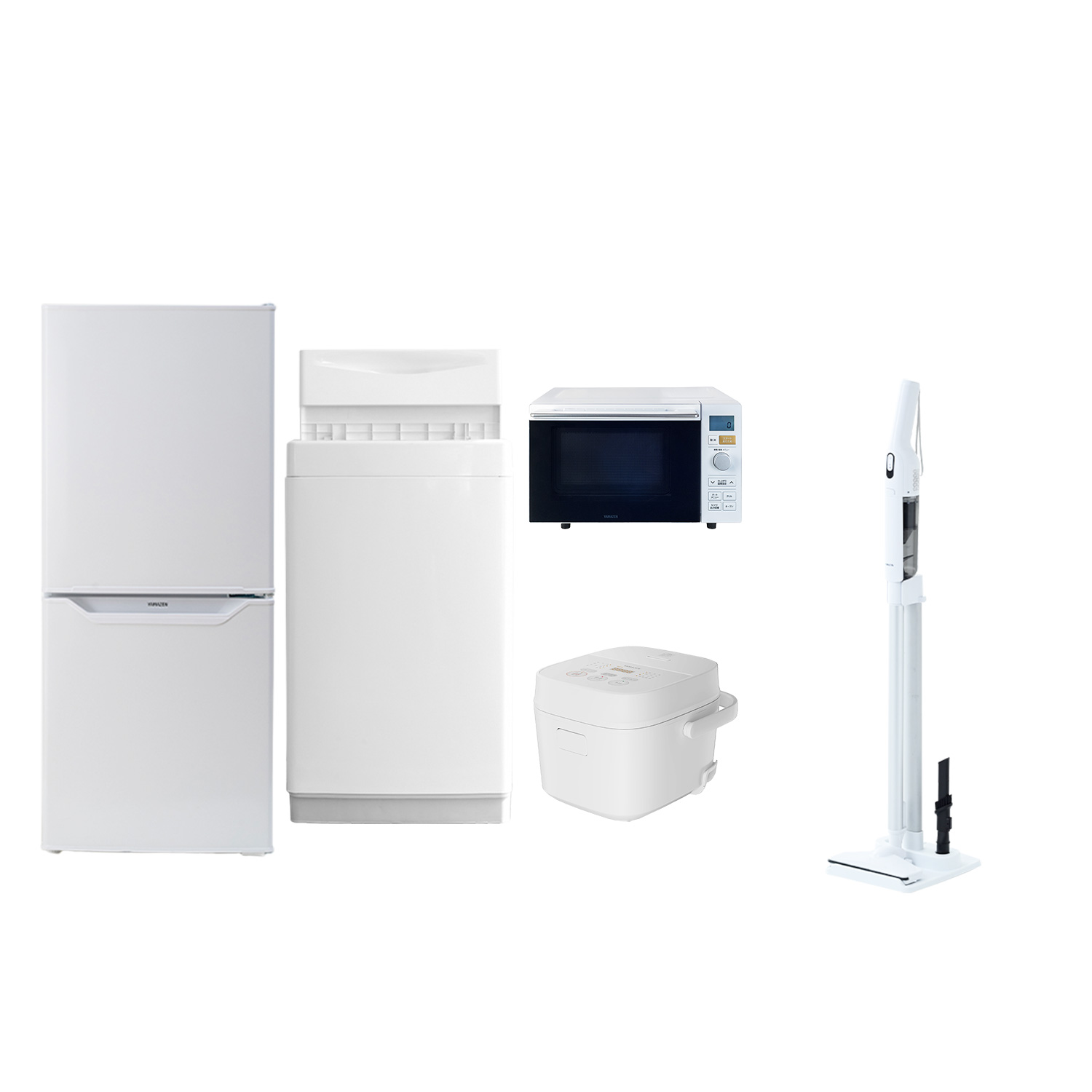 山善（YAMAZEN） 家電セット 一人暮らし 新生活 家電セット 5点セット