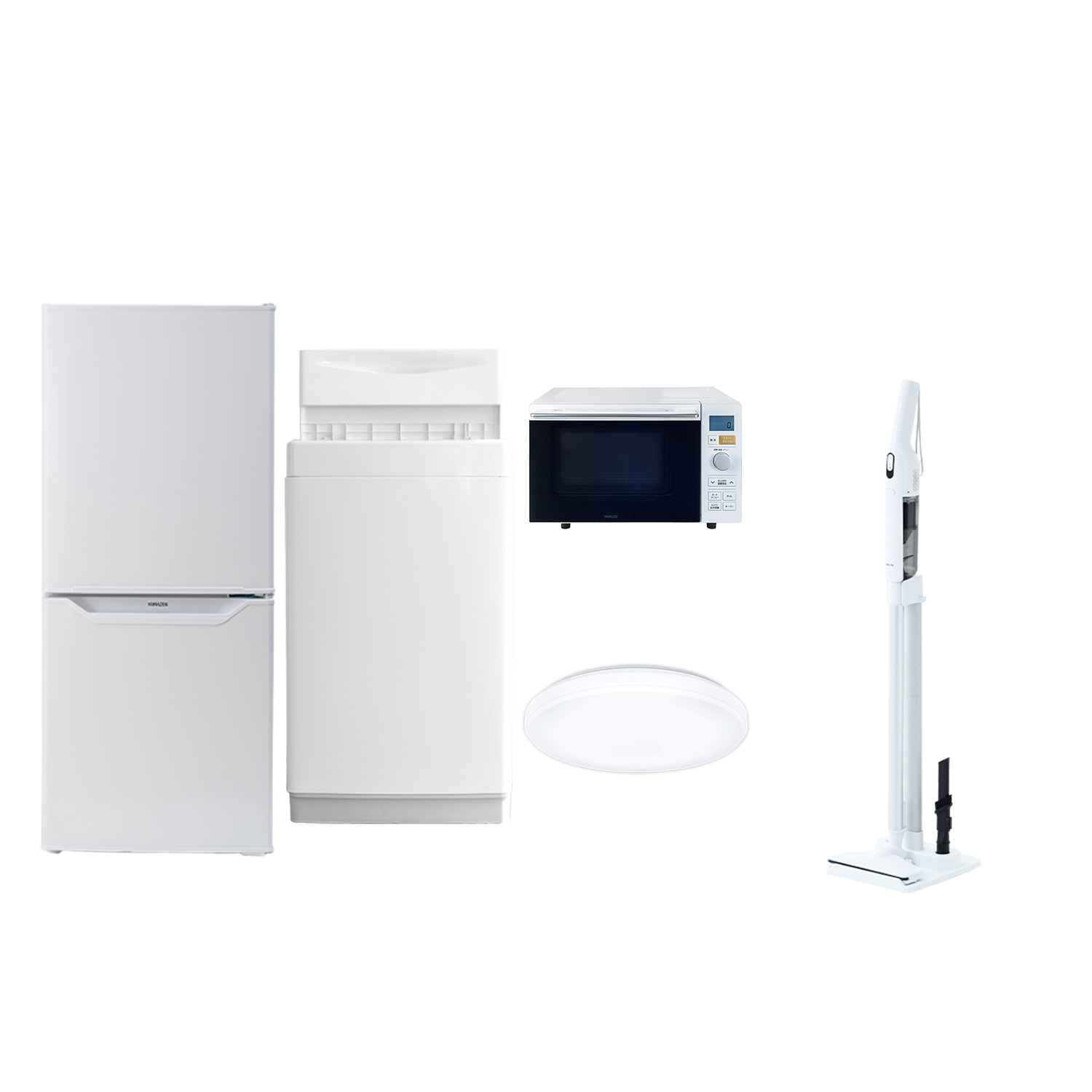 山善（YAMAZEN） 家電セット 一人暮らし 5点セット 冷蔵庫 106L 洗濯機