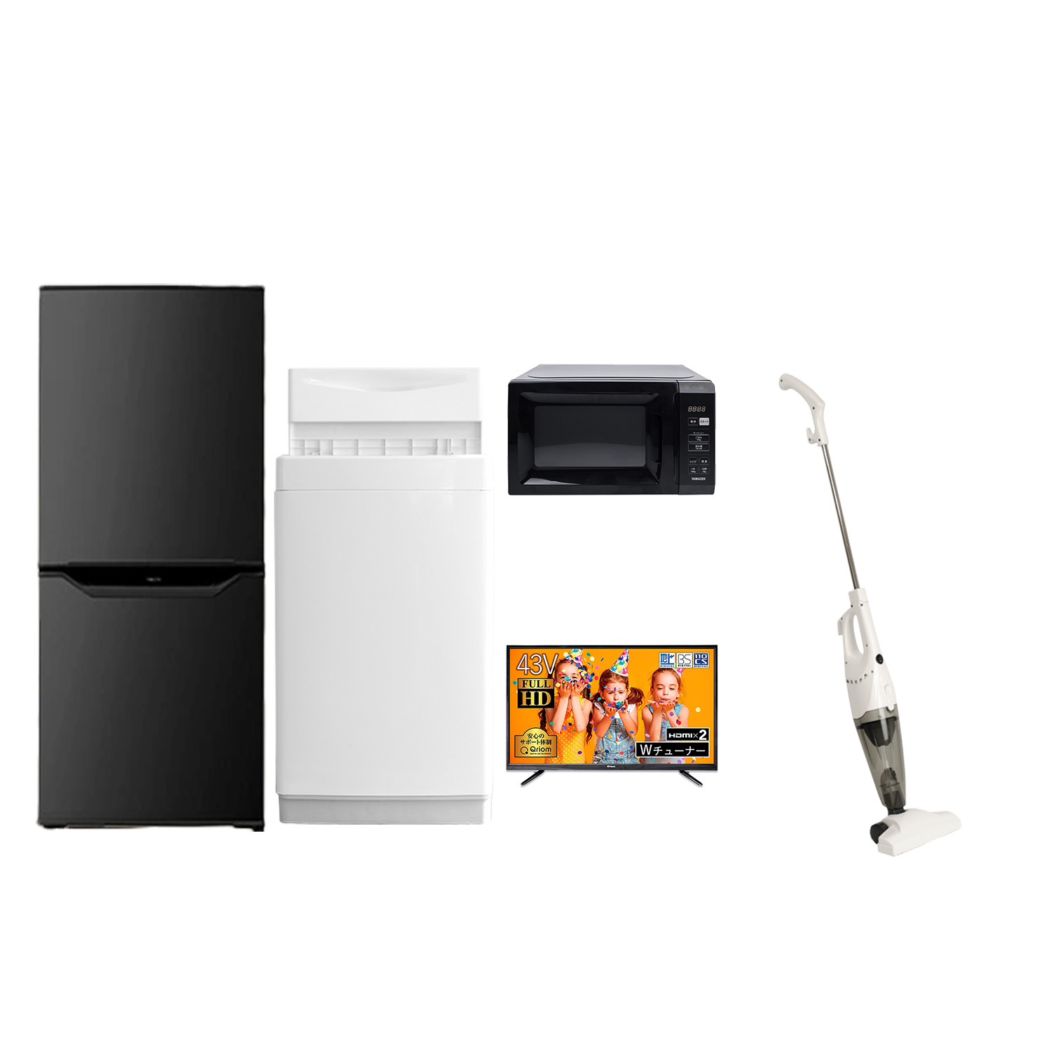 630 冷蔵庫200L未満洗濯機6kg一人暮らし電子レンジ家電セット