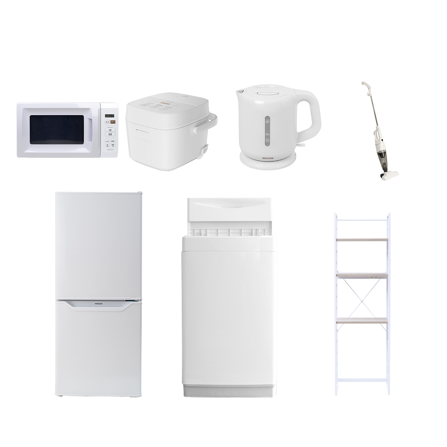 一人暮らし 家電セット 新生活 7点セットのおすすめ人気商品一覧 通販 