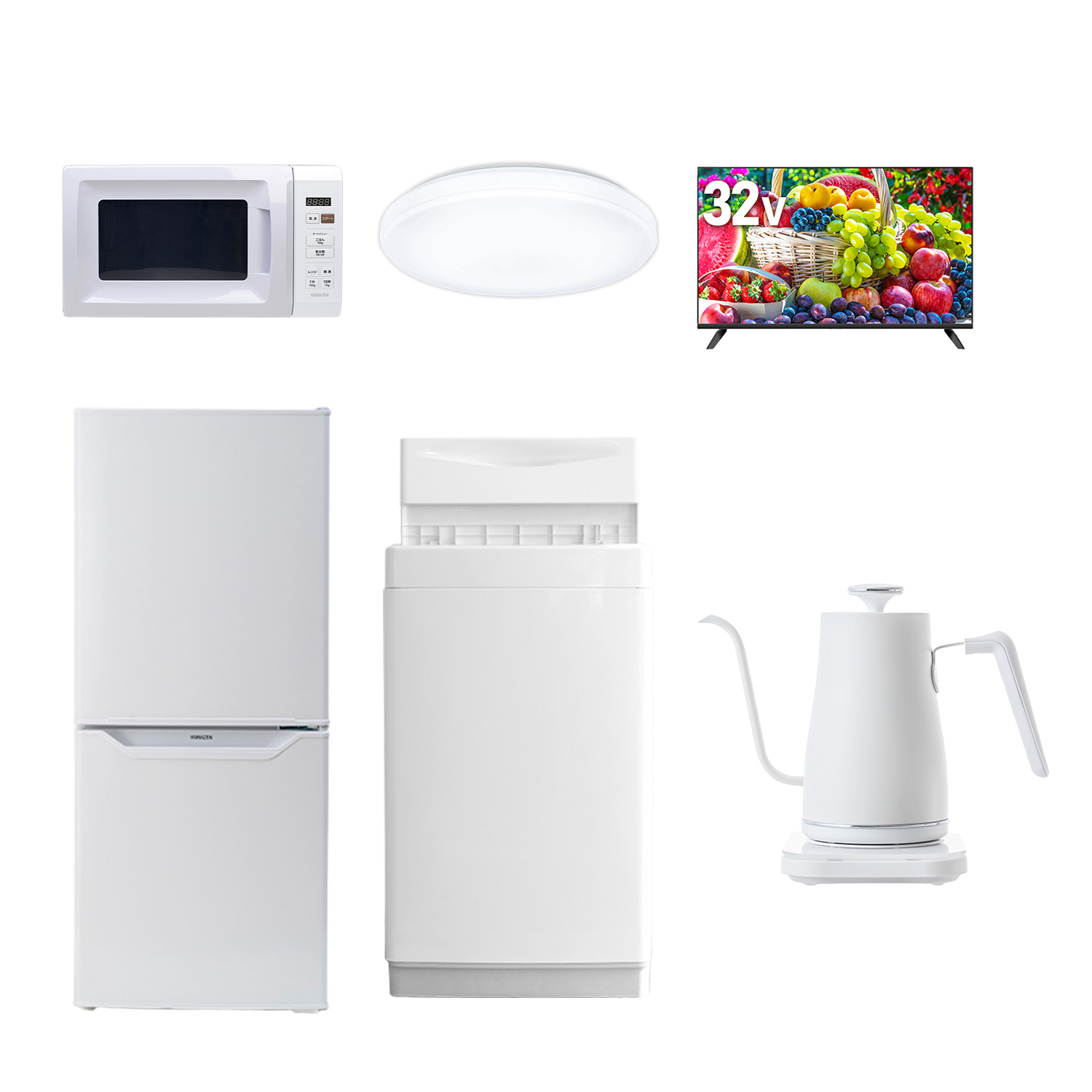 冷蔵庫＋洗濯機｜必要なら電子レンジも一緒に用意できます J10c 一人暮らし家電セット3点（冷蔵庫：87L、洗濯機：5.0kg、レンジ）［新