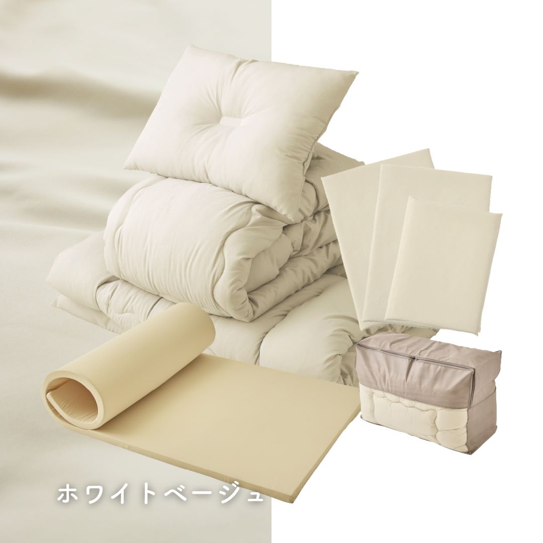 【美品】冬季用　シングル布団セット　布団マット付き！ 布団セット シングル マットレス付き 5点セットふとんセット