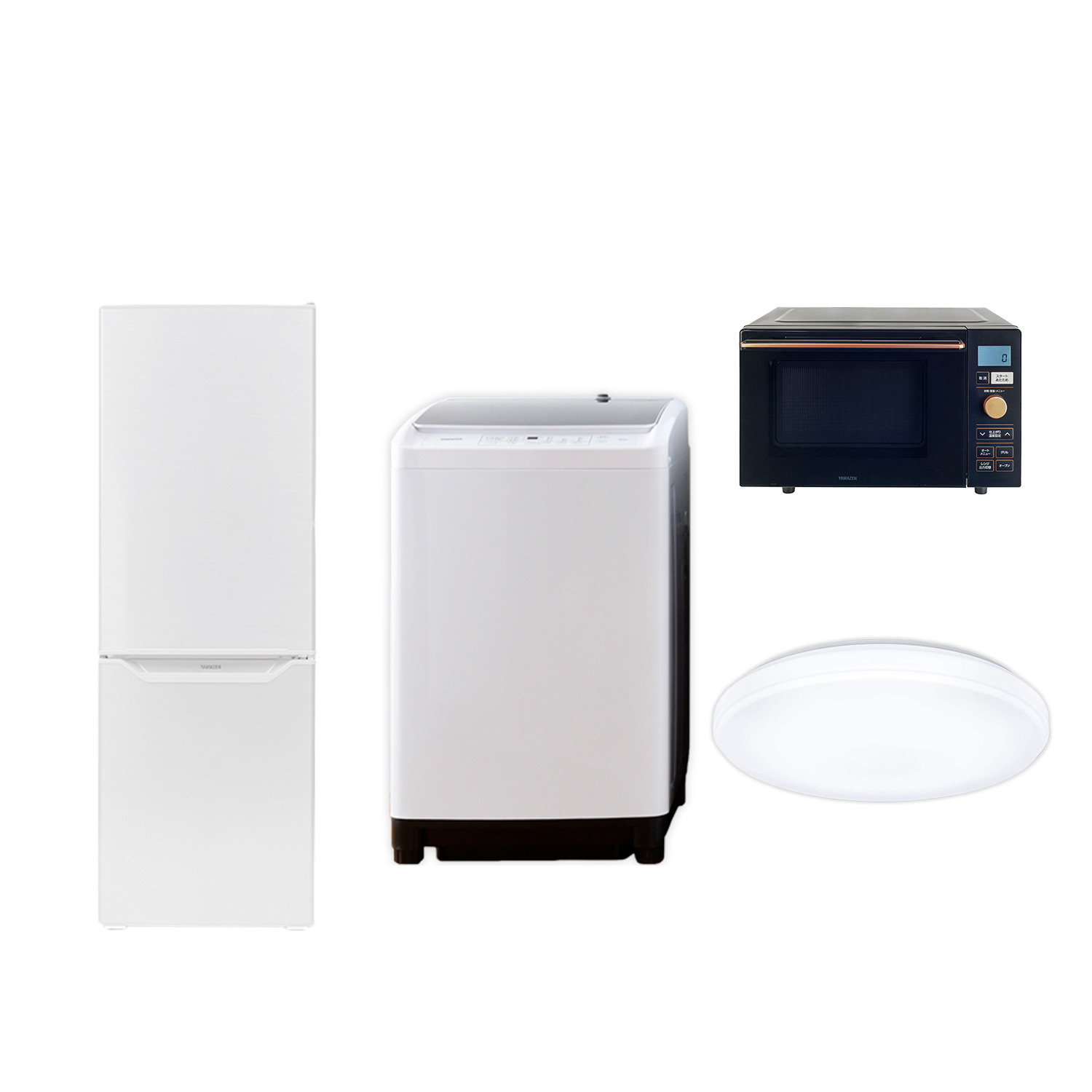 山善（YAMAZEN） 家電セット 一人暮らし 新生活 家電セット 4点セット