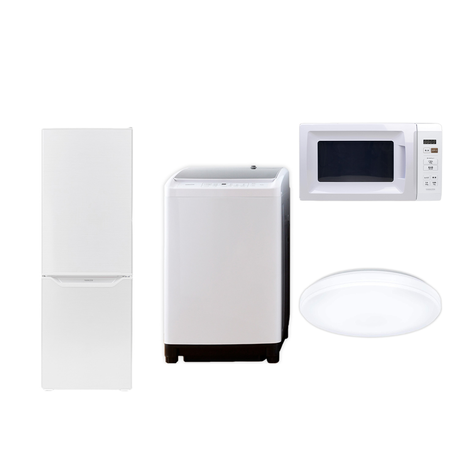 山善（YAMAZEN） 家電セット 一人暮らし 新生活 家電セット 4点セット