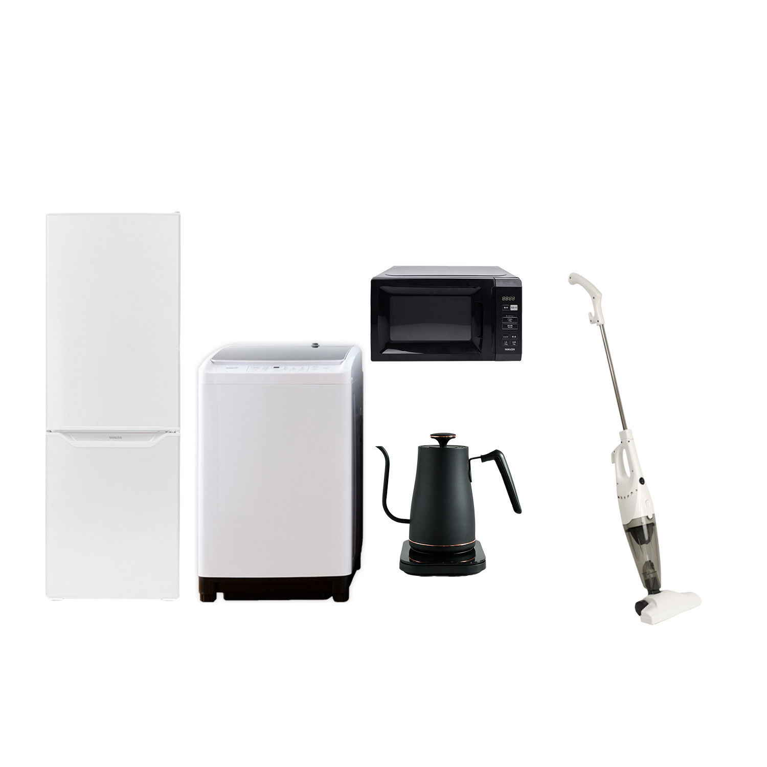山善（YAMAZEN） 家電セット 一人暮らし 新生活 家電セット 5点セット