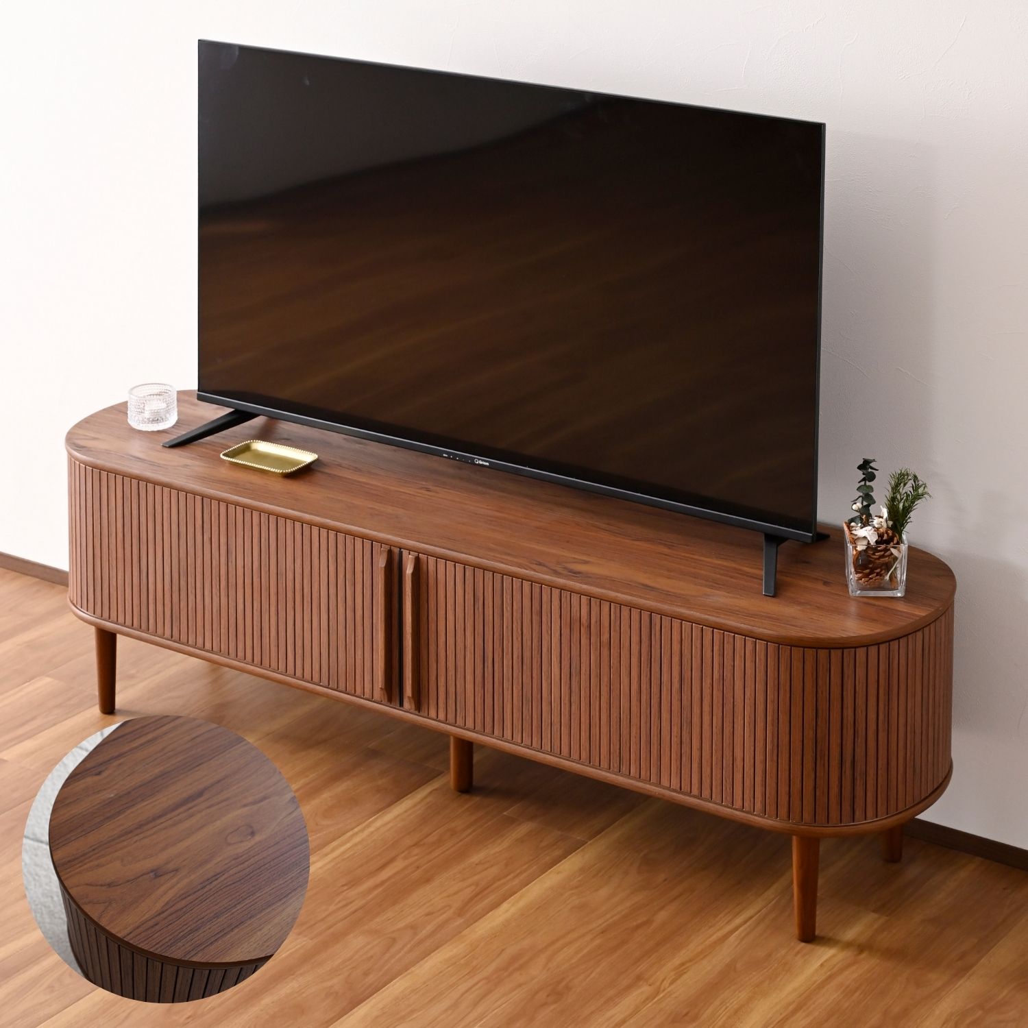 POPROOM 蛇腹ウッドテレビボード R1598 テレビ台　韓国　完売品 POPROOM 蛇腹ウッドテレビボード R1598 テレビ台 韓国 - メルカリ