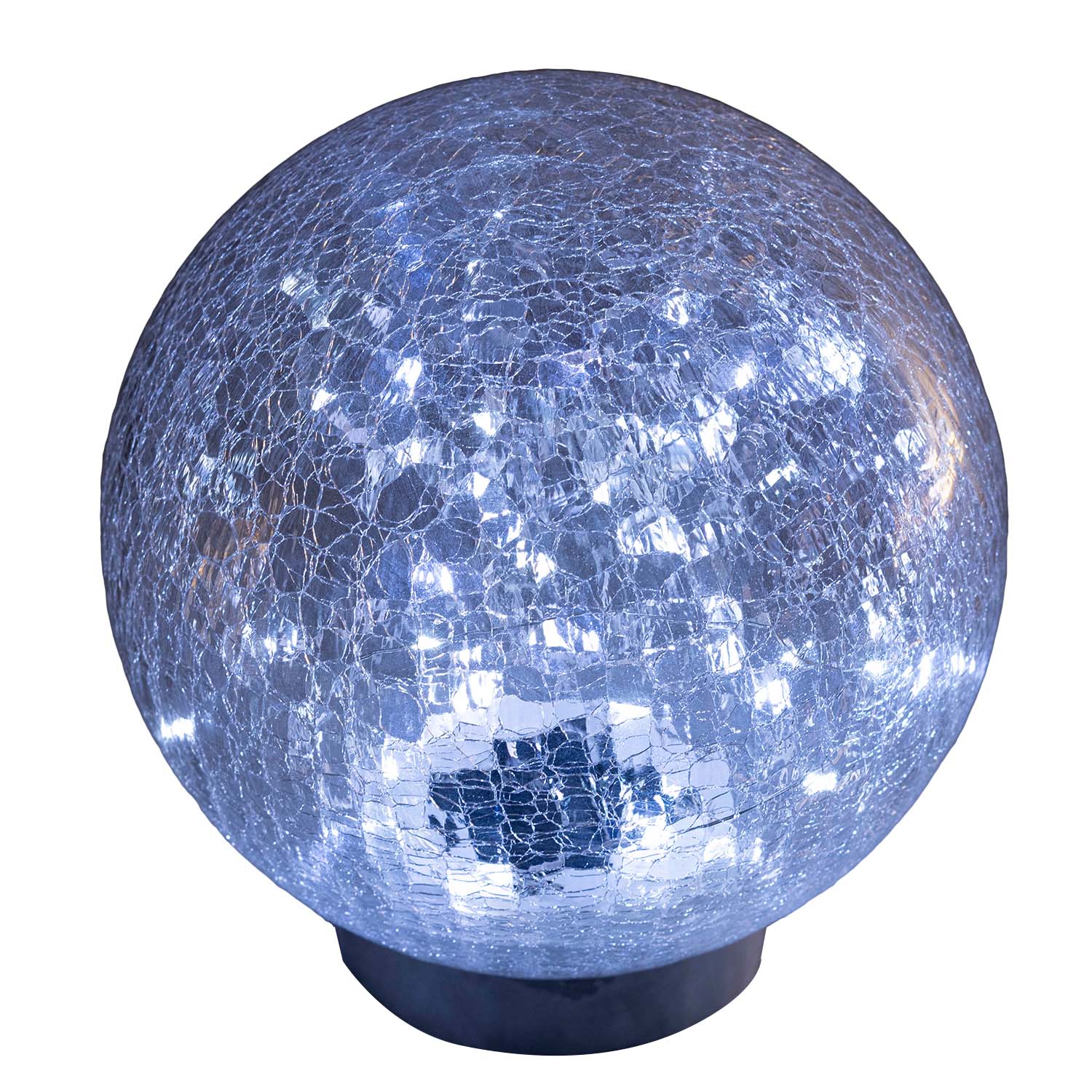 LEDソーラーライト 屋外 防水防塵仕様 直径20cmタイプpiccolo(ピッコロ)同色2個セット WLL-1030-1*2 ホワイト/ゴールド ガーデンソーラーライト 山善 | 山善 | 01