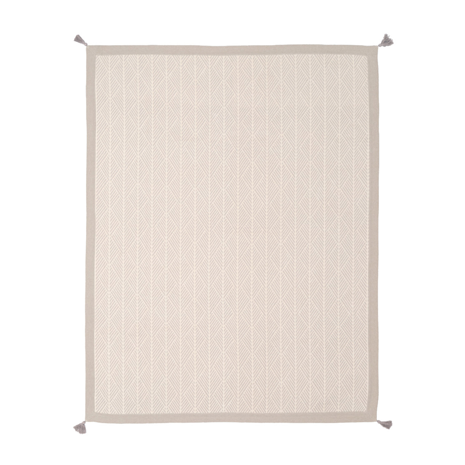 インド綿 綿100％ 洗えるラグ タッセル付き 3畳相当 長方形 185×240cm