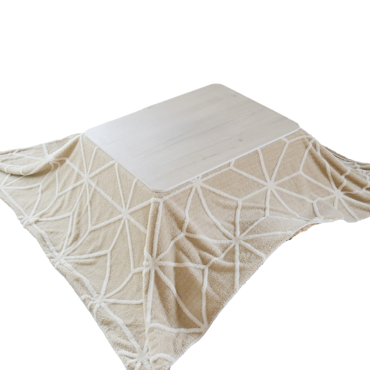 山善（YAMAZEN） こたつテーブル 布団セット 長方形 高さ調節 長方形