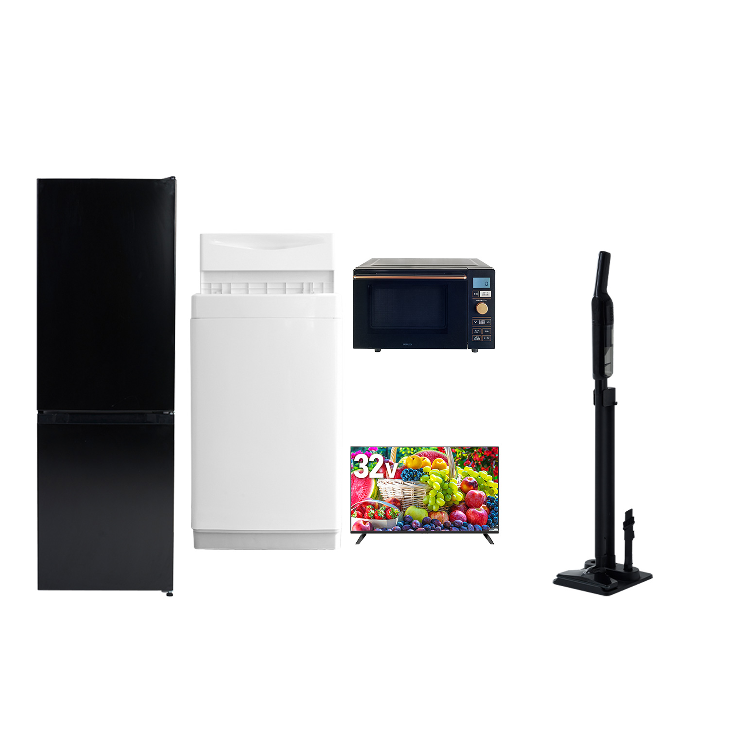 山善（YAMAZEN） 家電セット 一人暮らし 5点セット 冷蔵庫 157L 洗濯機