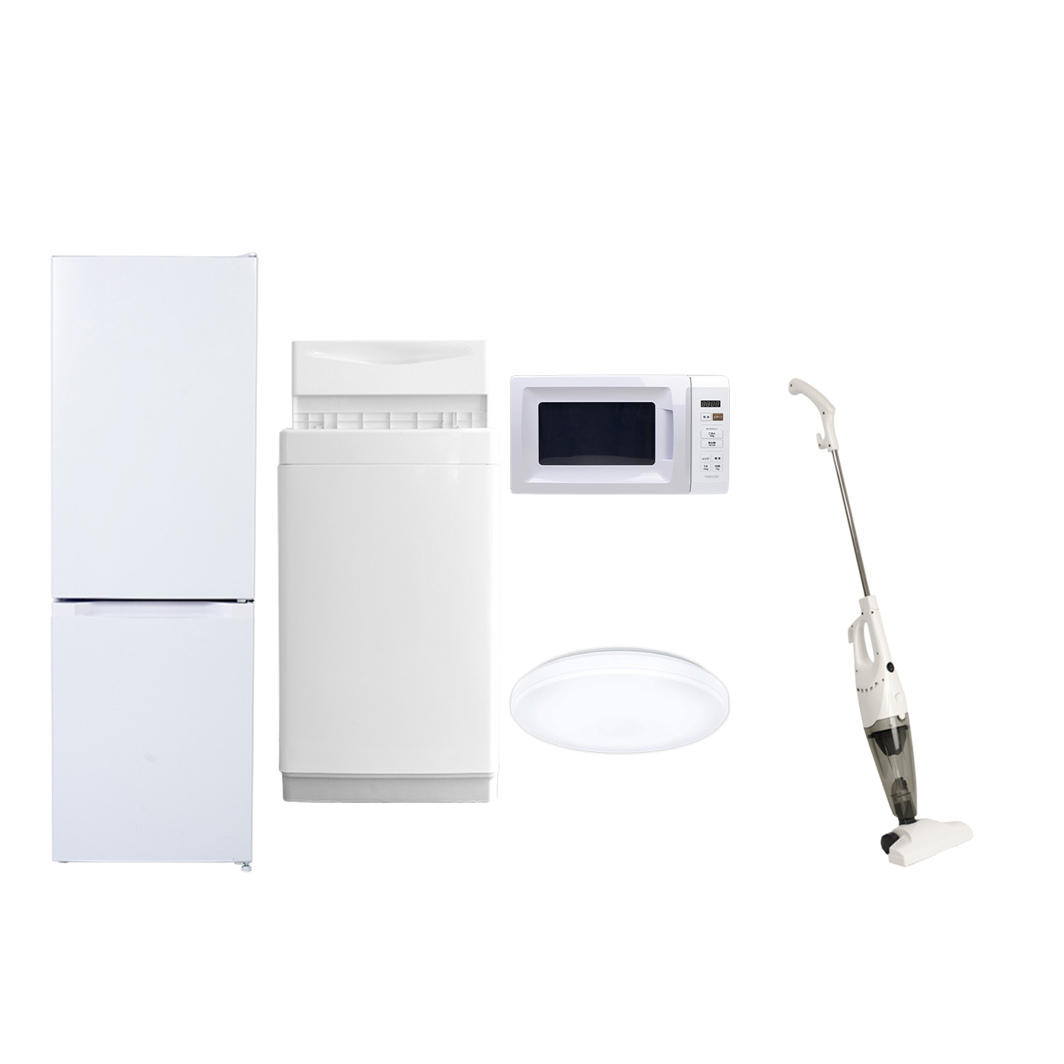 山善（YAMAZEN） 家電セット 一人暮らし 5点セット 冷蔵庫 157L 洗濯機