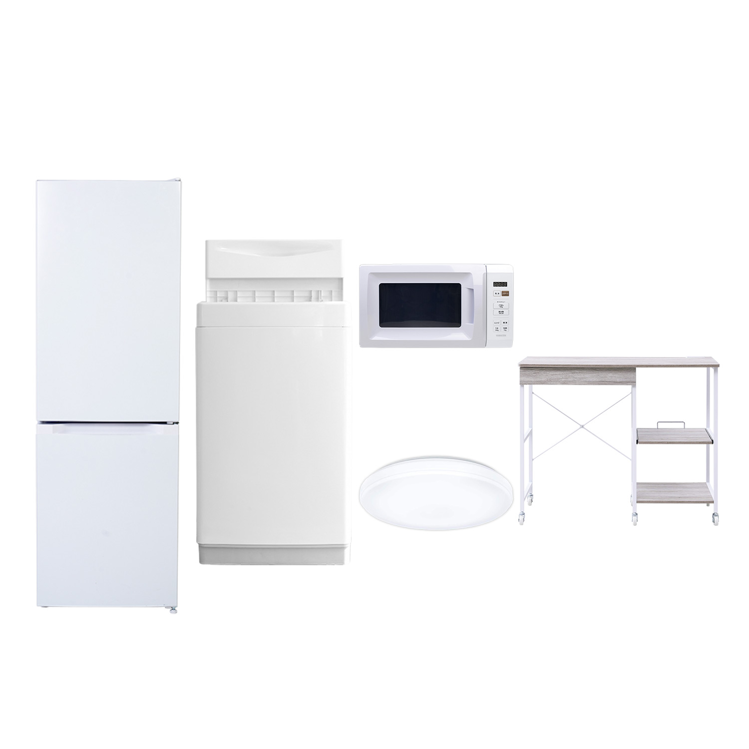 山善（YAMAZEN） 家電セット 一人暮らし 5点セット 冷蔵庫 157L 洗濯機