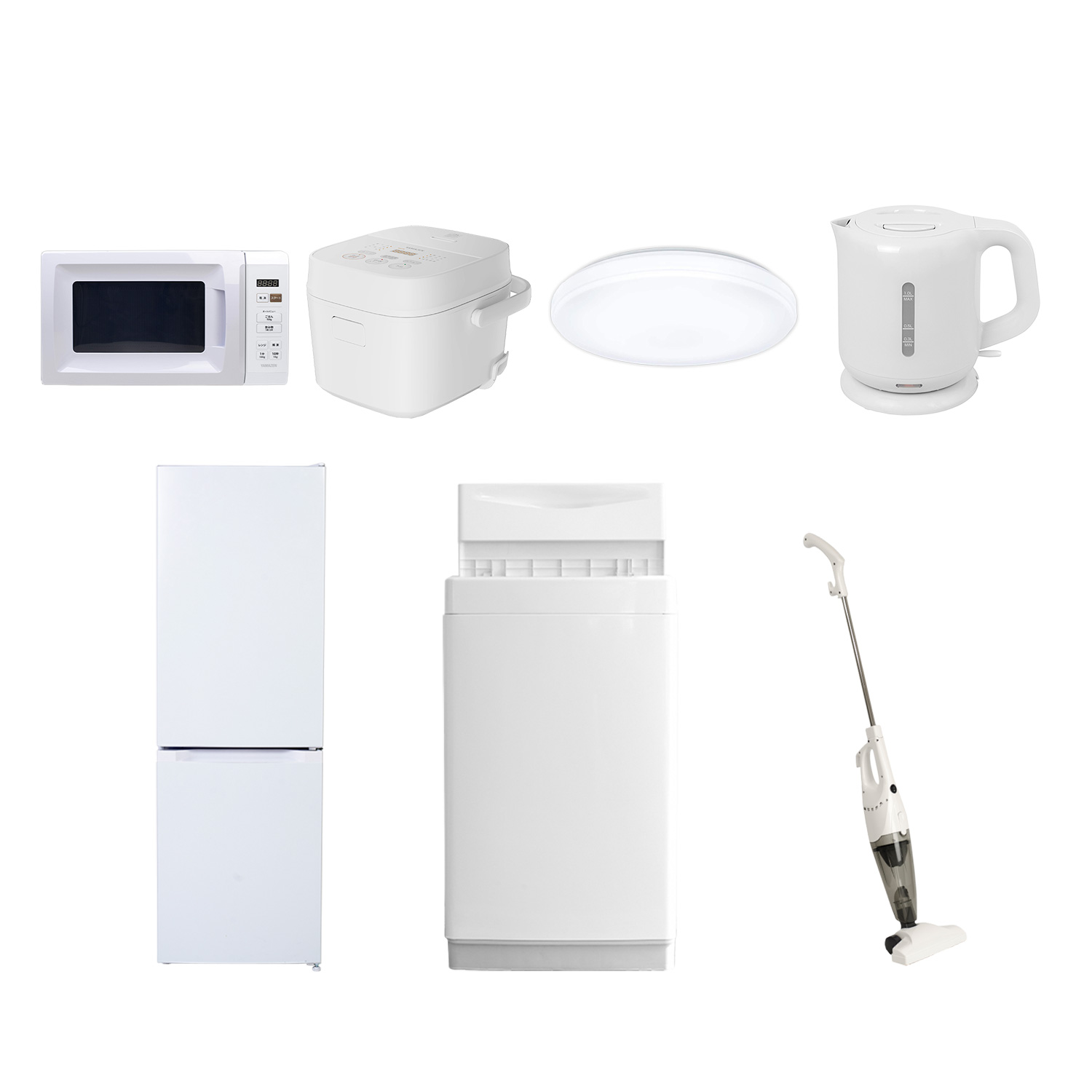 一人暮らし 家電セット 新生活 7点セットのおすすめ人気商品一覧